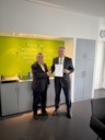 Bild zur PM vom 11.07.2025 - Erster Promovend im Fachgebiet Life Science Engineering des PZI erhält Honorarprofessur
